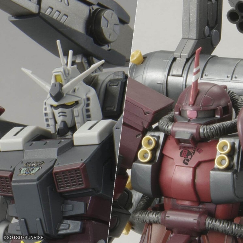 HG 1/144 ガンダムベース限定 フルアーマー・ガンダム VS サイコ・ザク セット(機動戦士ガンダム サンダーボルト10周年記念Ver.)の商品画像
