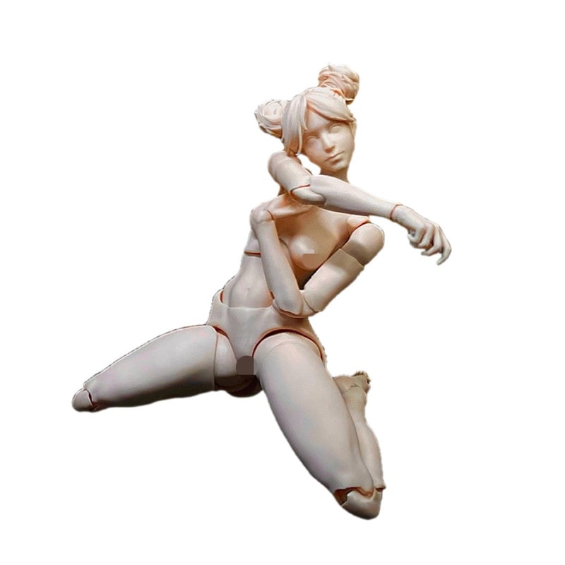 1/12スケール 超可動女性素体(ホワイト)の商品画像