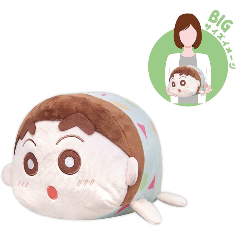 クレヨンしんちゃん ぽてコロマスコットBIG-おそろいパジャマ- A:パジャマしんちゃん 『クレヨンしんちゃん』の商品画像