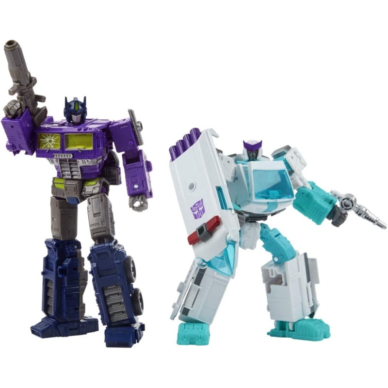 WFC-GS17 SHATTERED GLASS RATCHET ＆ OPTIMUS PRIME -シャッタードグラス ラチェット＆オプティマス・プライム- トランスフォーマー ウォーフォーサイバトロン TFジェネレーションズ セレクト デラックス・ボイジャークラスの商品画像