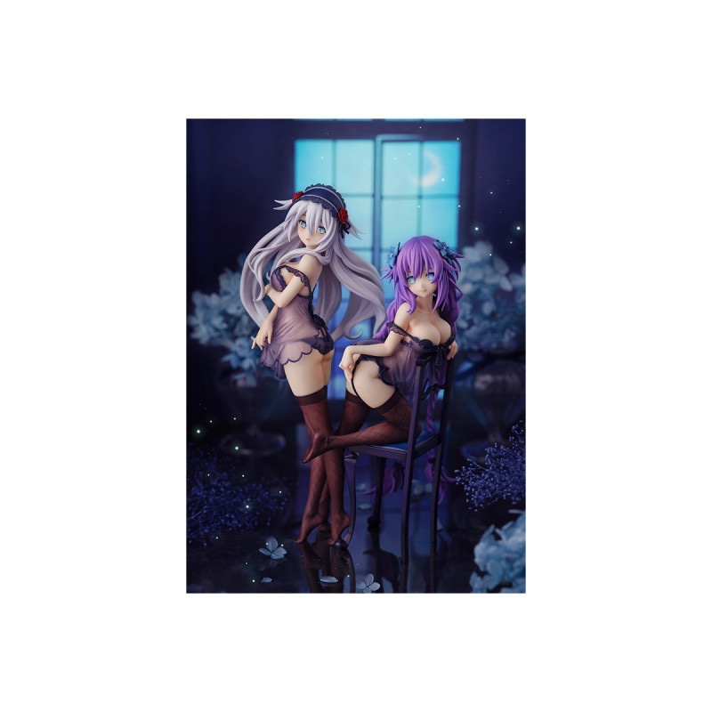 「ネプテューヌ」シリーズ パープルハート＆ブラックハート ベビードールver. 完成品フィギュア 『ネプテューヌシリーズ』の商品画像