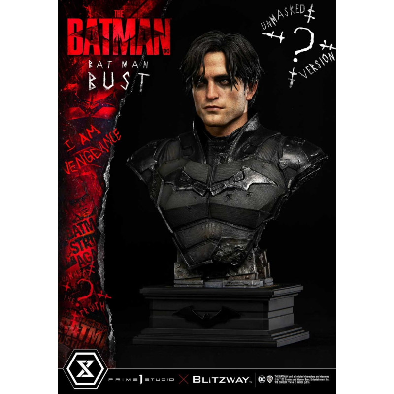 プレミアムバスト ザ・バットマン バットマン マスクオフ 『THE BATMAN-ザ・バットマン-』 《送料無料》 ＜銀行振込・前入金のみ＞の商品画像
