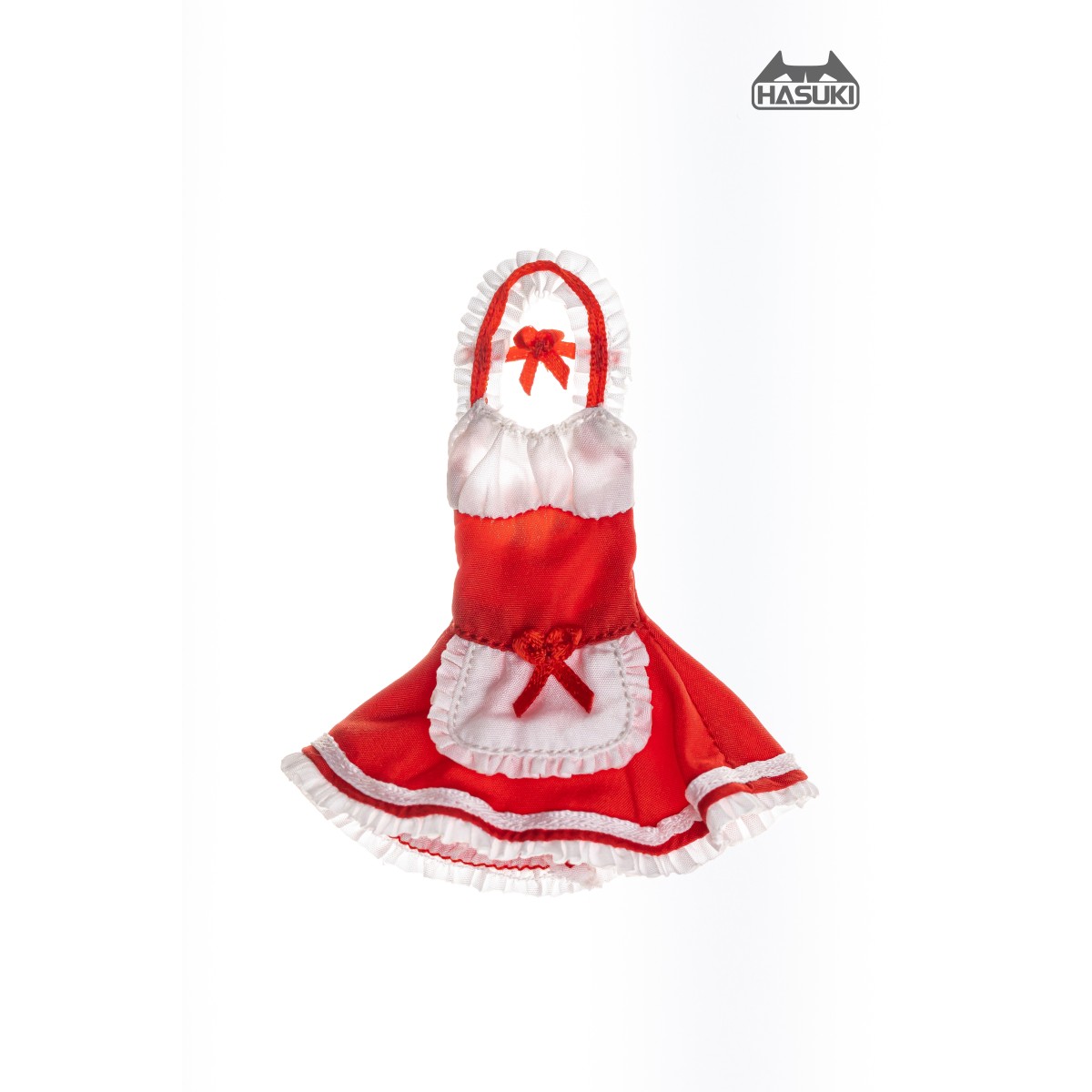 CS010B ドール用コスチューム メイド服 レッド (ドール用) その他ドール衣装 アキバのエックス通販本部