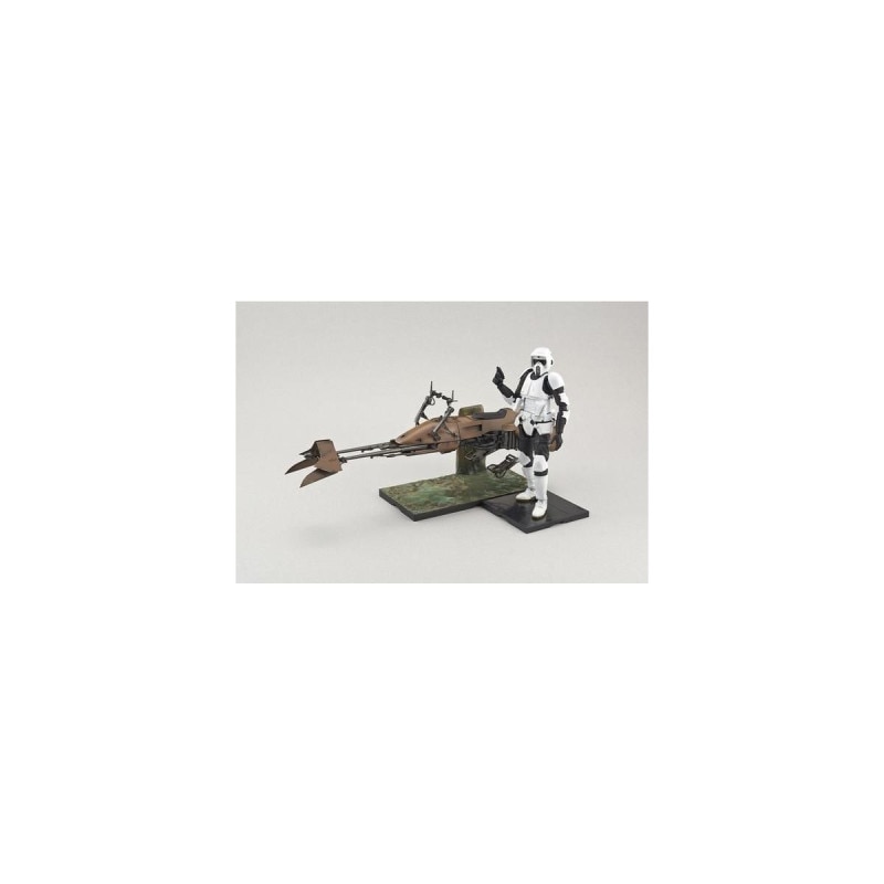 スター・ウォーズ 1/12 スカウト・トルーパー&スピーダー・バイク プラモデル 『スター・ウォーズシリーズ』の商品画像