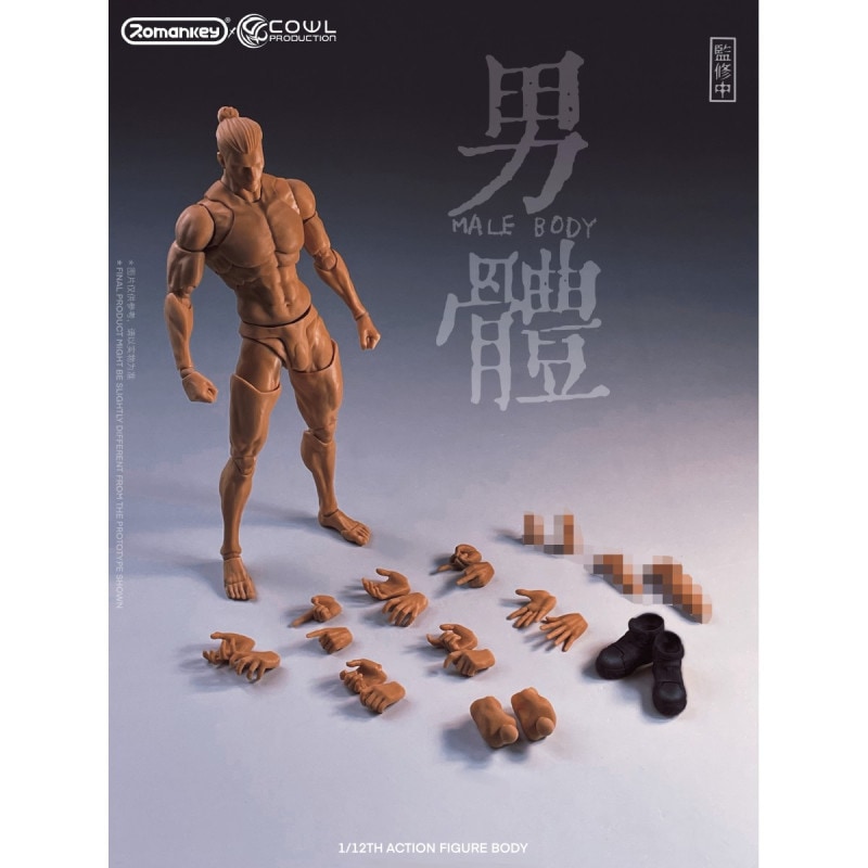Romankey×COWL 1/12スケール 超可動男性素体(ナチュラル)の商品画像