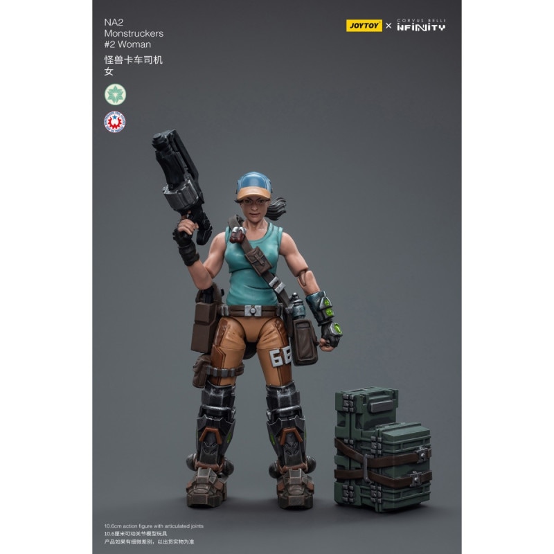 JOYTOY×Infinity NA2 モンスタートラッカー 2号 ウーマン 1/18スケールフィギュアの商品画像