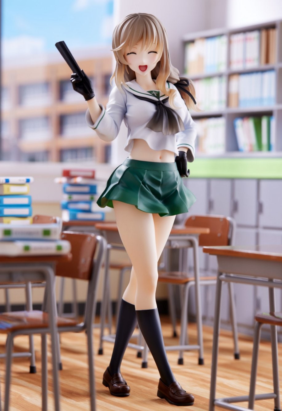 ガールズ＆パンツァー 戦車道大作戦！ 島田千代[大洗女子] 1/7 完成品 