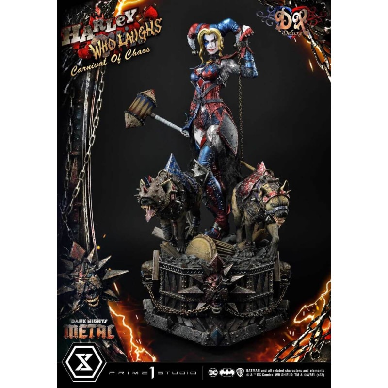ミュージアムマスターライン ダークナイツ：メタル ハーレイ・クイン フー・ラフス DX版 《送料無料》 ＜銀行振込・前入金のみ＞の商品画像