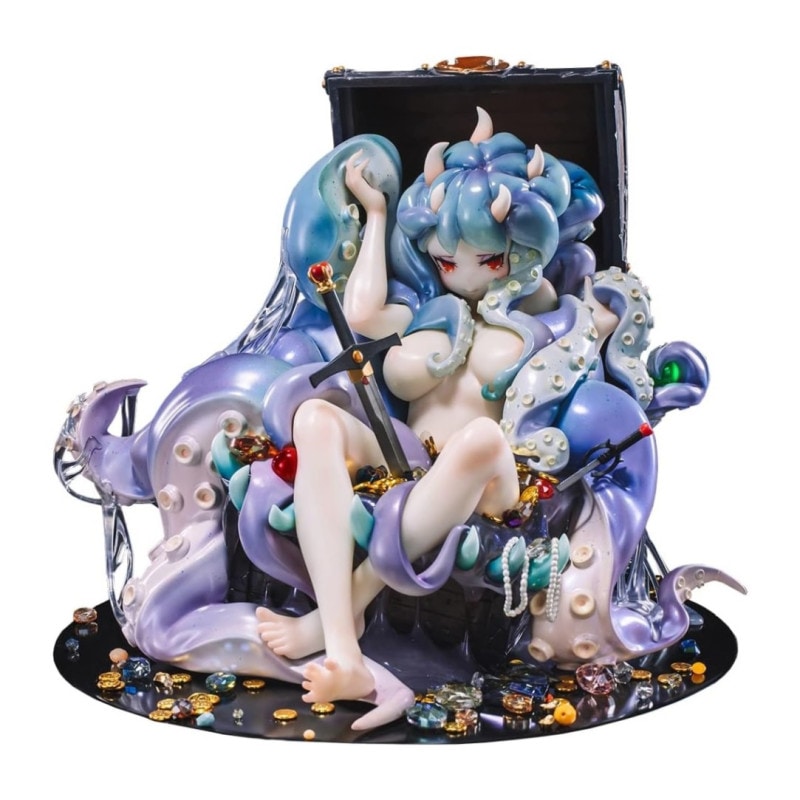 宝箱のモンスター オクトパス・ガール 1/3スケール PVC製 塗装済み 完成品 フィギュアの商品画像