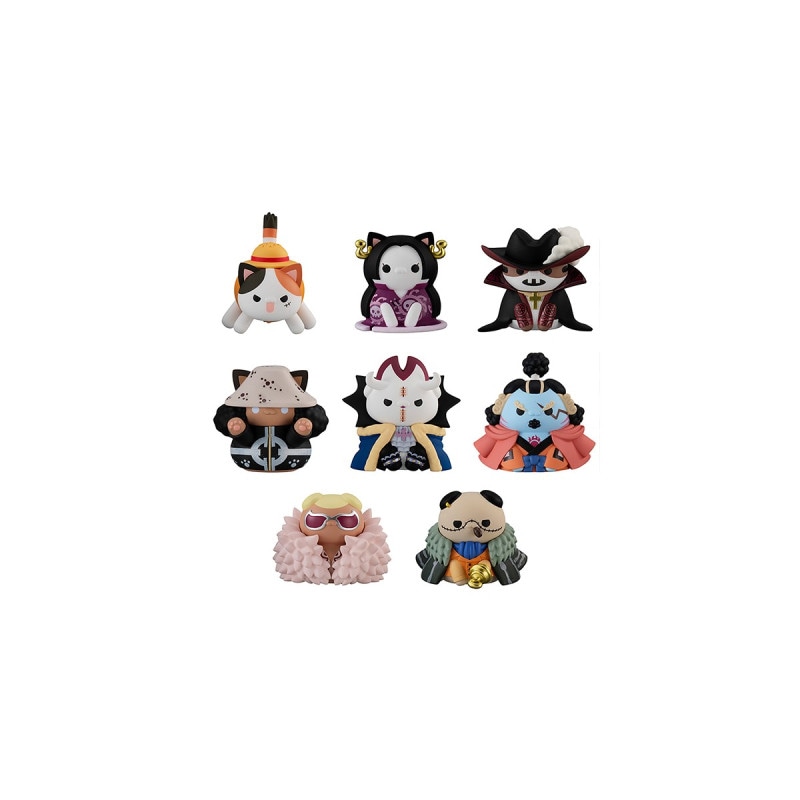 MEGA CAT PROJECT ワンピース ニャンピースニャーン！ ルフィと王下七武海 8個入りBOX 『ONE PIECE』の商品画像