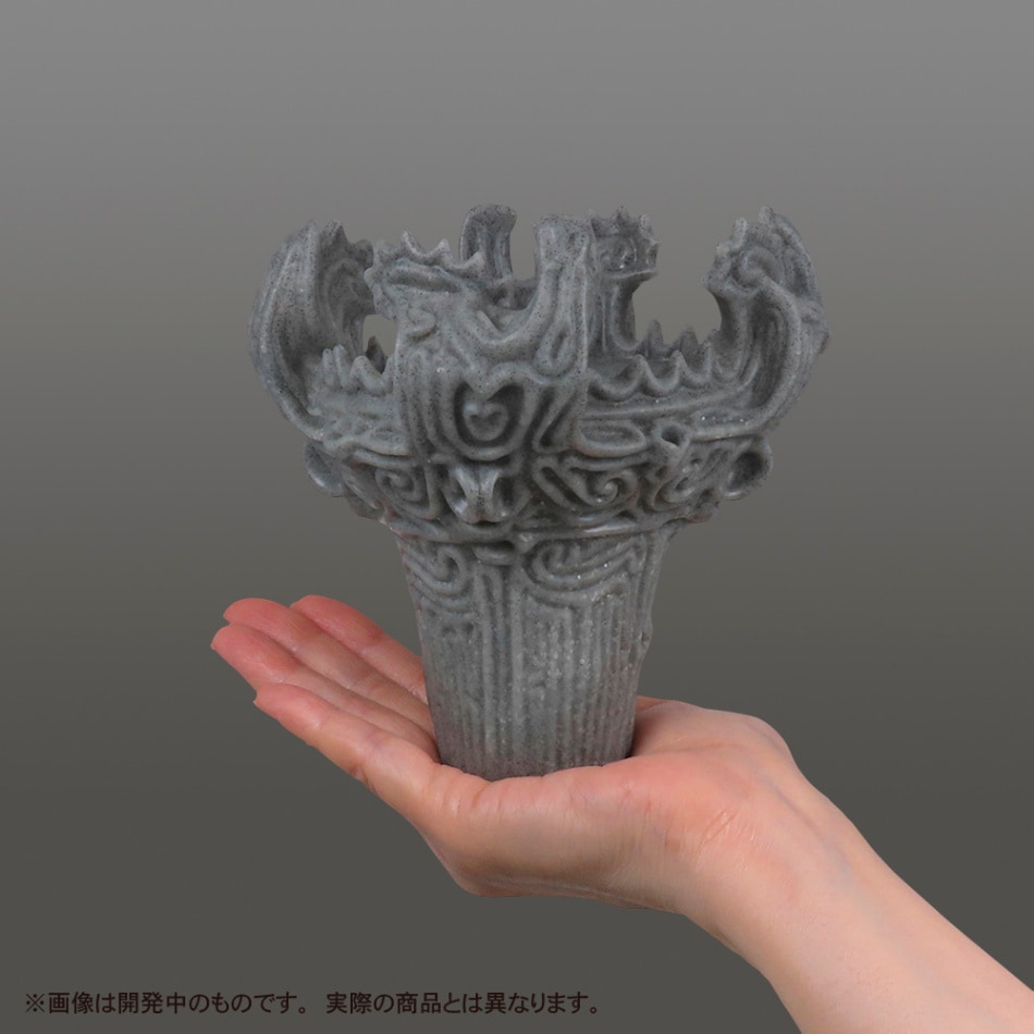 ソフ美 イマドキの土器 -火焔型土器- ストーン風グレー