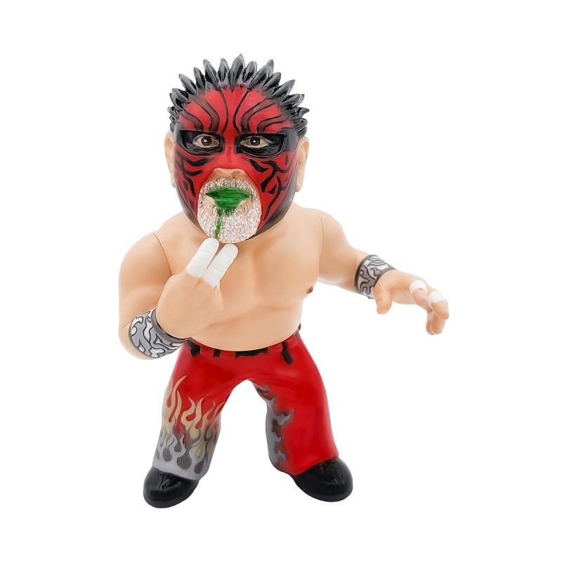 16dソフビコレクション032 レジェンドマスターズ グレート・ムタ ByeBye引退Ver.(赤) 完成品フィギュアの商品画像