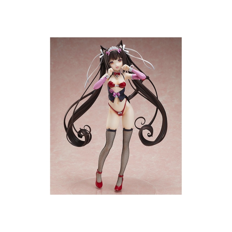 ショコラ バニースーツVer. 1/4 完成品フィギュア (ネイティブオンラインショップ＆FANZA限定) 『ネコぱら』 【18歳未満購入禁止】の商品画像