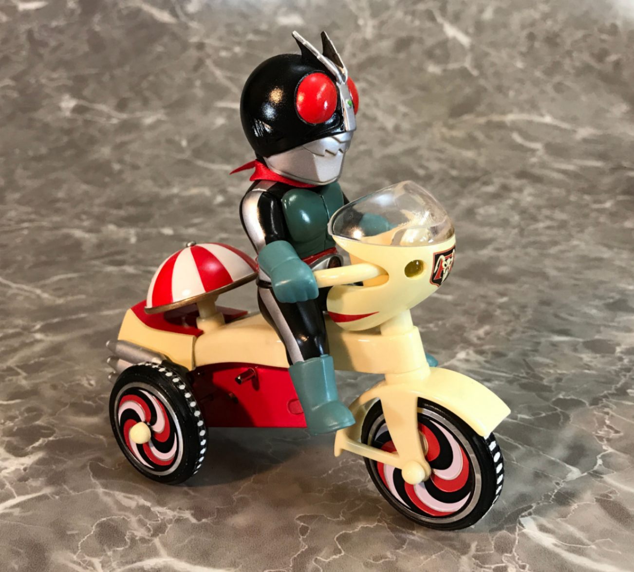 EX 三輪車 仮面ライダー 旧2号 ソフビ