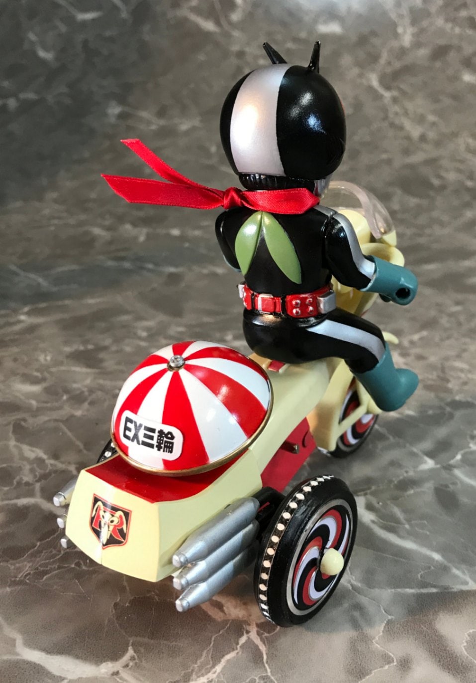 EX 三輪車 仮面ライダー 旧2号 ソフビ