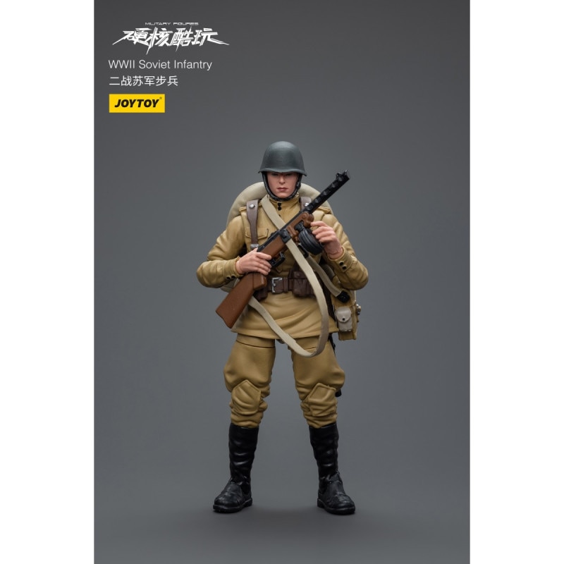 ミリタリーフィギュア 第二次世界大戦 ソビエト歩兵 1/18スケールアクションフィギュアの商品画像