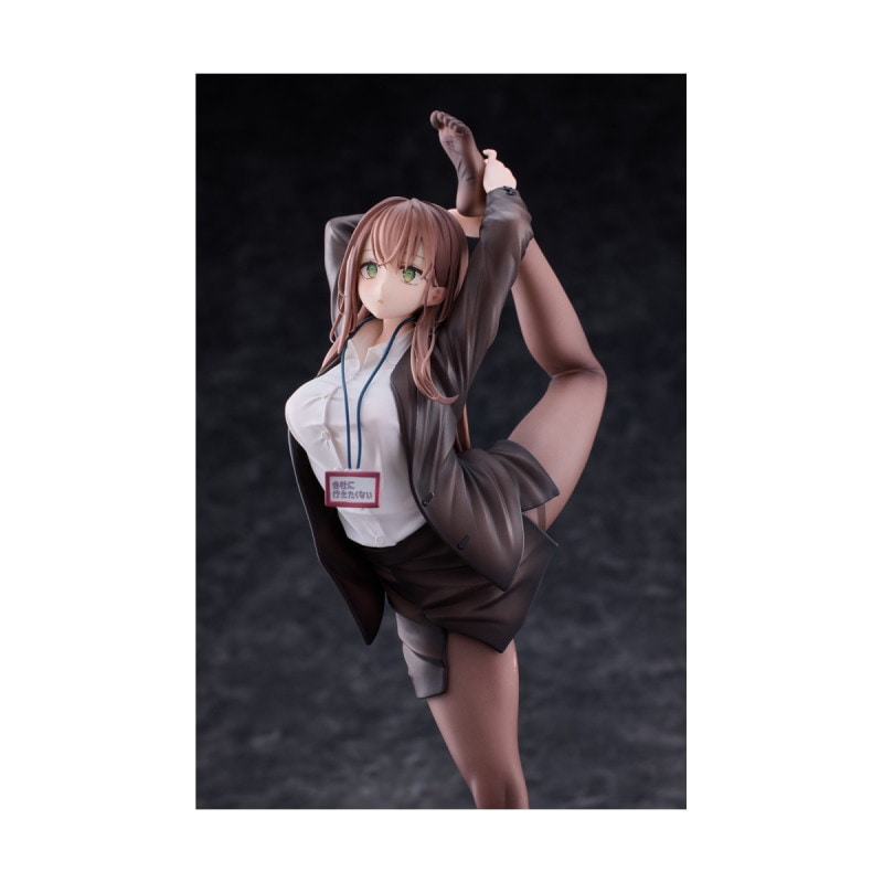 意外と体が柔らかい会社に行きたくないOLちゃん 白Ver. 1/6 完成品フィギュア 豪華版の商品画像