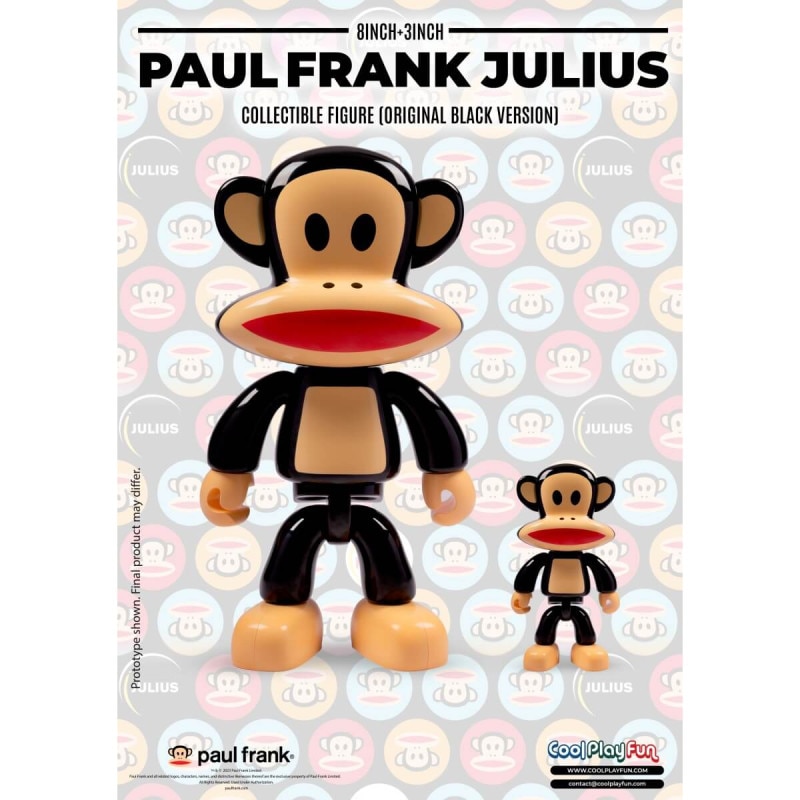 8インチ+3インチ ポールフランク ジュリアス コレクタブルフィギュアセット(オリジナル・ブラックバージョン) 《送料無料》の商品画像