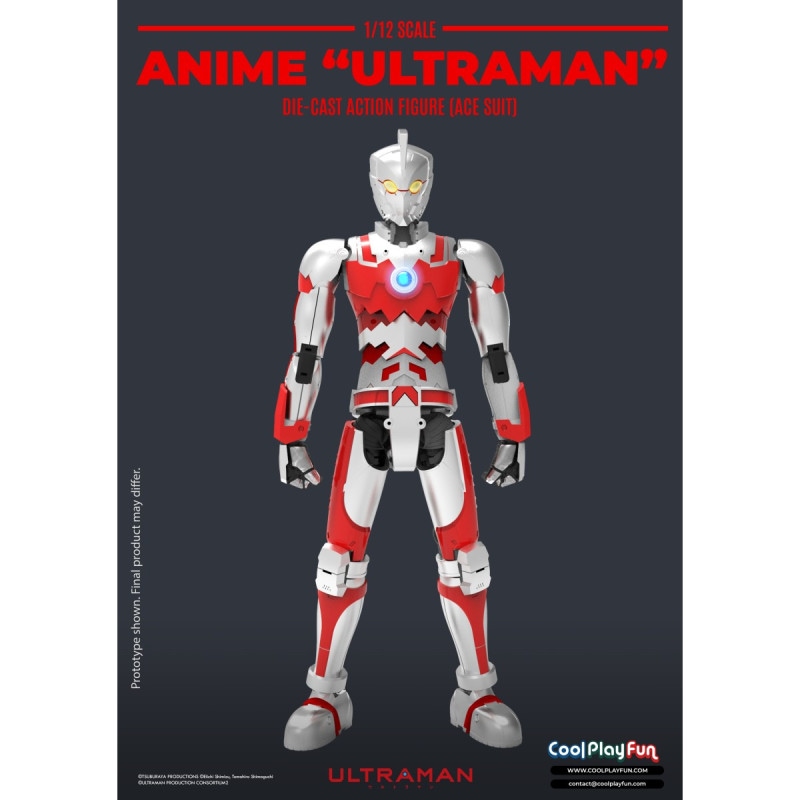 1/12スケール ダイキャスト アクションフィギュア ACE SUIT 『ULTRAMAN』の商品画像