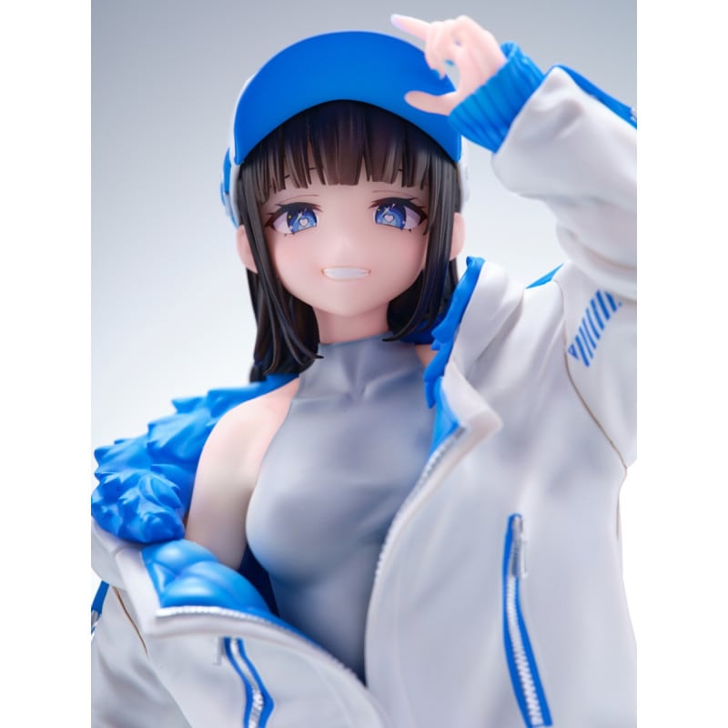 壱色青藍 illustration by 真白K大 1/7 完成品フィギュアの商品画像