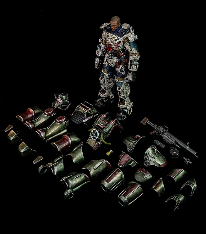 Fallout (フォールアウト) 1/6 T-45 ホットロッドシャーク・パワー 