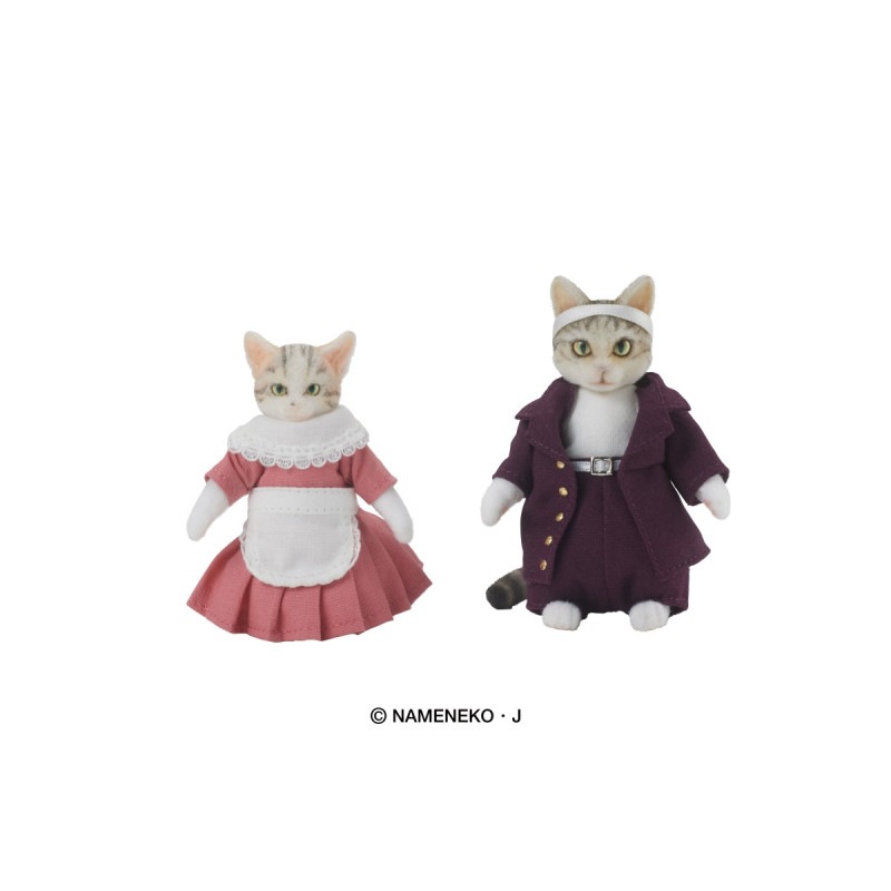 DIGKawaiiACTION 『なめ猫』玉三郎＆ミケ子セット アクションフィギュアの商品画像