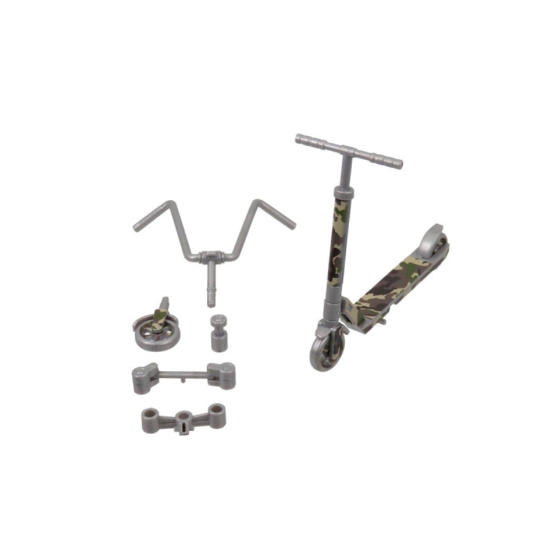 プリプラ フィギュアの遊び キックボード 迷彩柄 プラスチックモデルの商品画像