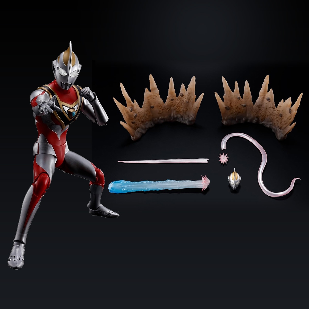 S.H.Figuarts(真骨彫製法) ウルトラマンガイア(V2) 本体とエフェクト 