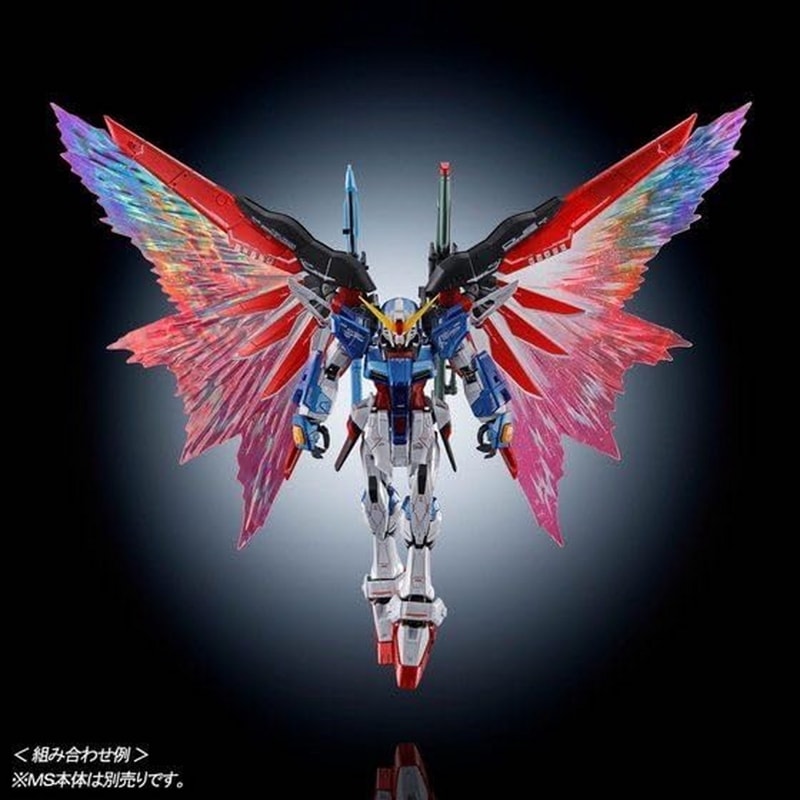 RG デスティニーガンダム用拡張エフェクトユニット 光の翼 『機動戦士ガンダムSEED DESTINY』の商品画像