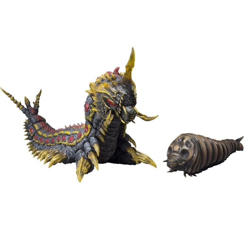 S.H.MonsterArts モスラ(幼虫)＆バトラ(幼虫)セット 『ゴジラVSモスラ』の商品画像