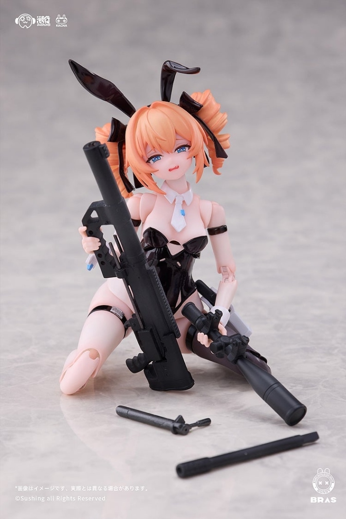 Sushing BUNNY RAPID ACTION SQUAD Sniper・レオーニ 1/12 可動