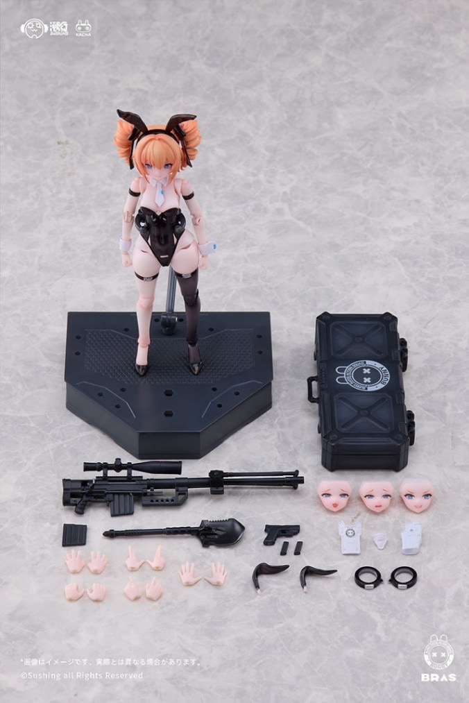 Sushing BUNNY RAPID ACTION SQUAD Sniper・レオーニ 1/12 可動