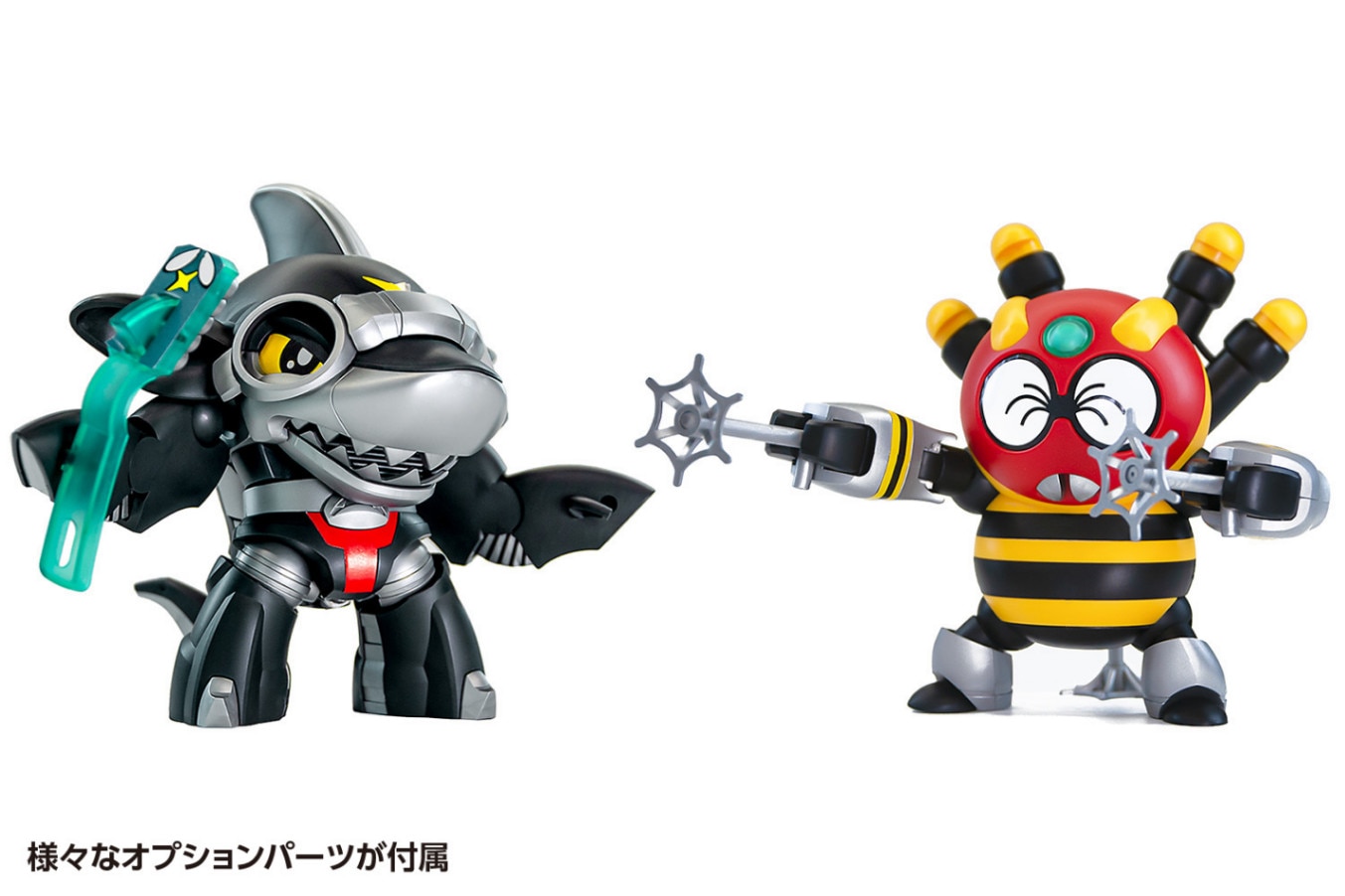 シャークラー & スパイドン セット プラモデル （再販）『ビーロボカブタック』