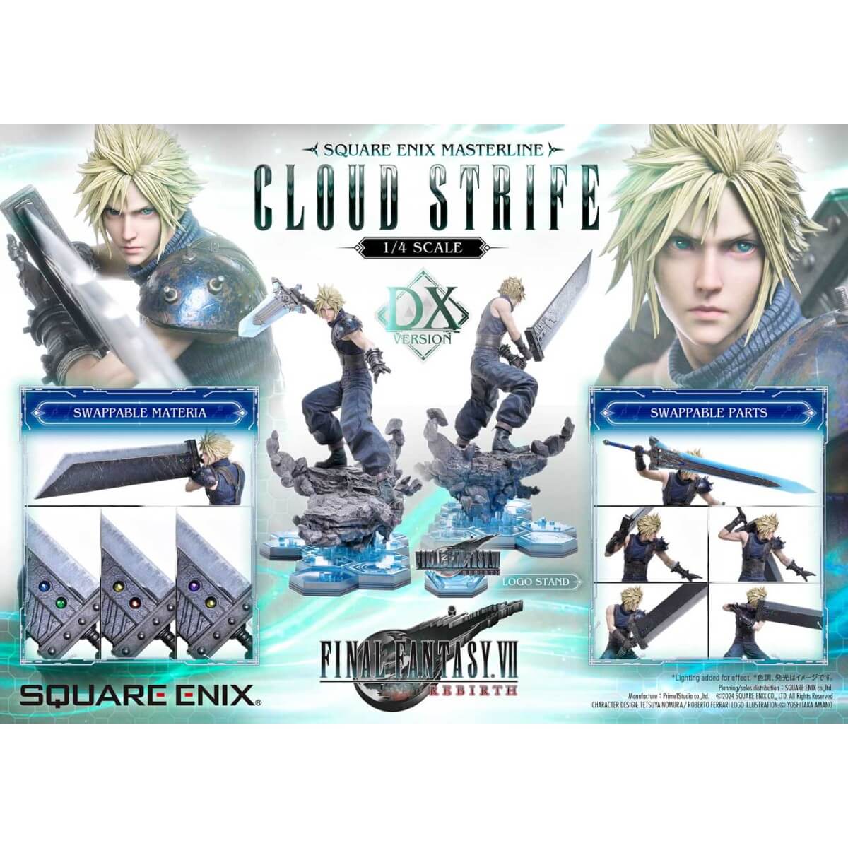 ファイナルファンタジー IV(未使用美品) SQUARE ENIX MASTERLINE FINAL FANTASY VII REBIRTH 1/4