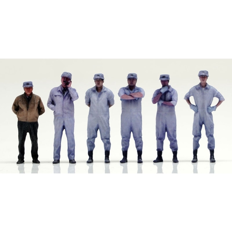 1/60スケール 篠原重工従業員6体セット 『機動警察パトレイバー』の商品画像