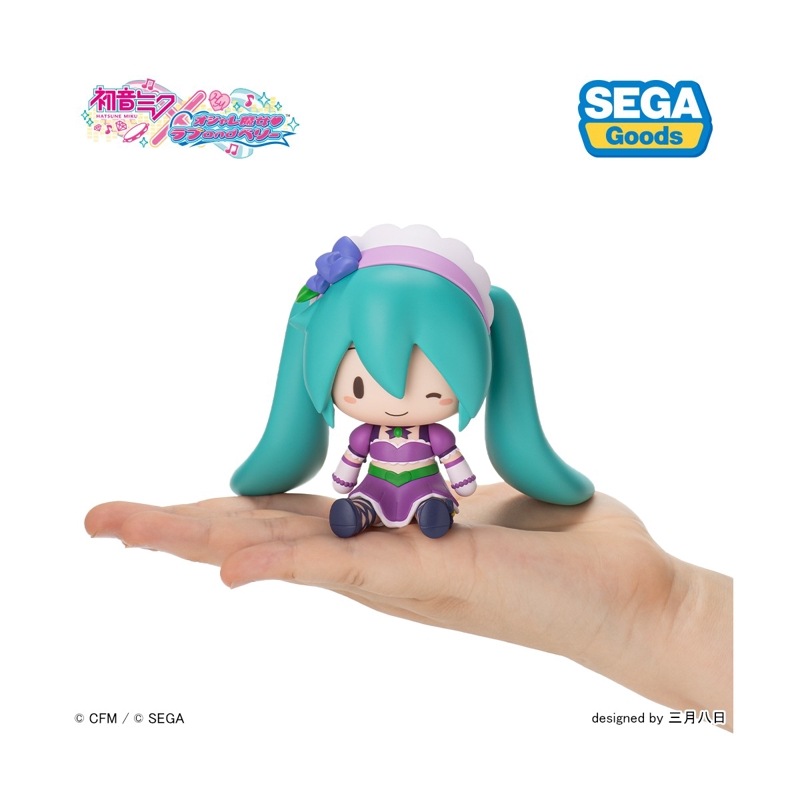 初音ミク×オシャレ魔女 ラブ and ベリー ふわぷち デフォルメフィギュア キラリンパープル 『VOCALOID』の商品画像