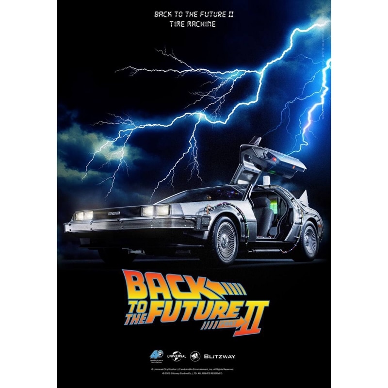 バック・トゥ・ザ・フューチャー PART2 タイム・マシン 1/6 完成品フィギュア 《送料無料》 ＜銀行振込・前入金のみ＞の商品画像