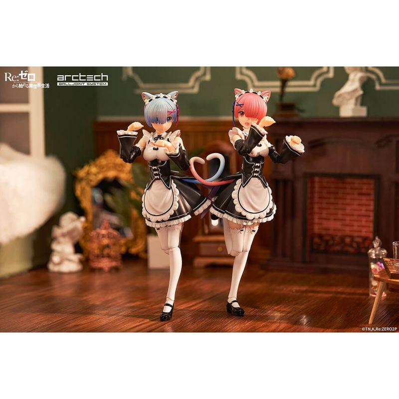 ARCTECH可動シリーズ ラム＆レム セット 1/8 可動フィギュア 『Re:ゼロから始める異世界生活』 《送料無料》の商品画像