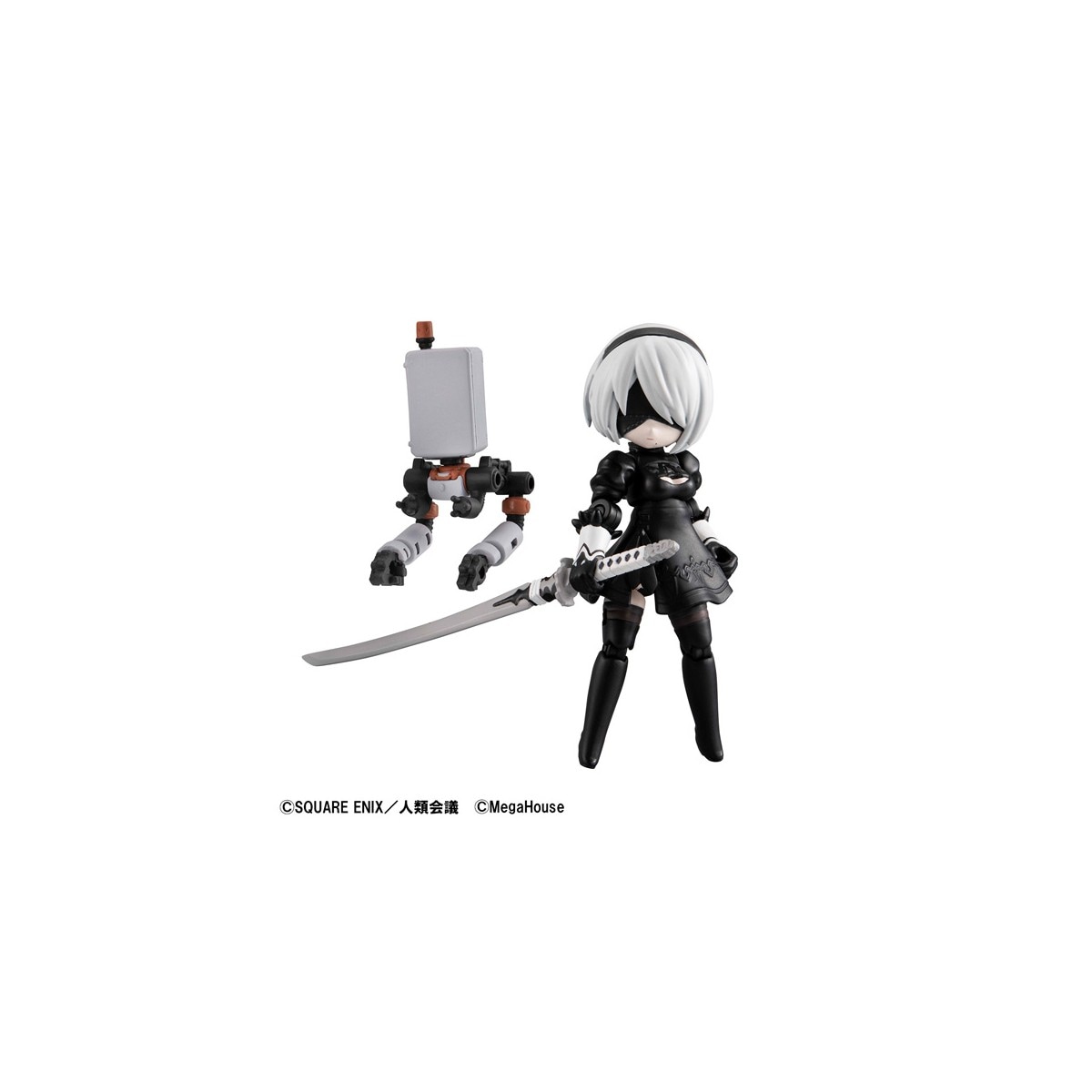 デスクトップアーミー NieR：Automata Ver1.1a コラボ 2B 可動フィギュア 『ニーア オートマタ』