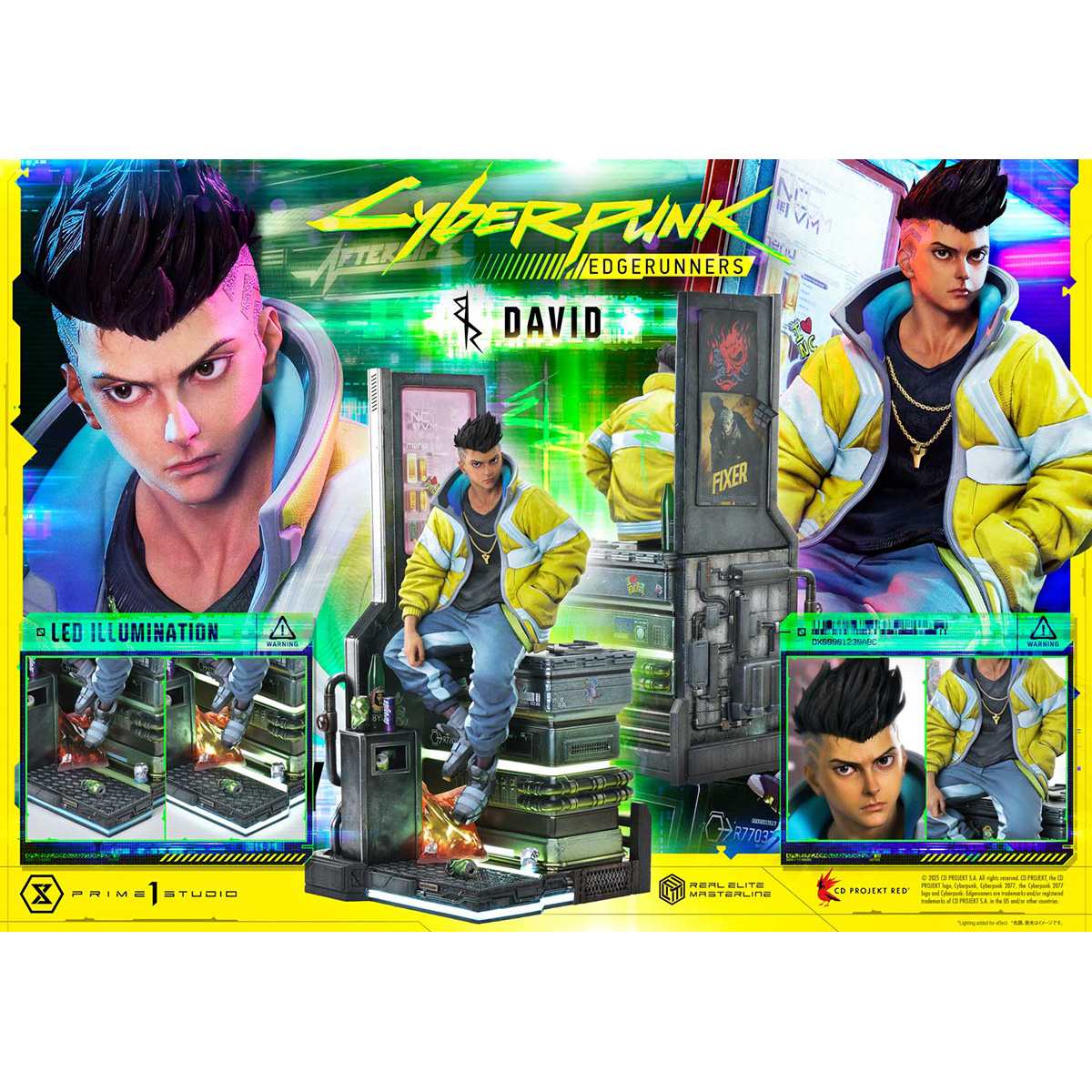 リアルエリートマスターライン サイバーパンク：エッジランナーズ デイビッド 1/4 完成品フィギュア 『サイバーパンク2077』 《送料無料》 ＜銀行振込・前入金のみ＞