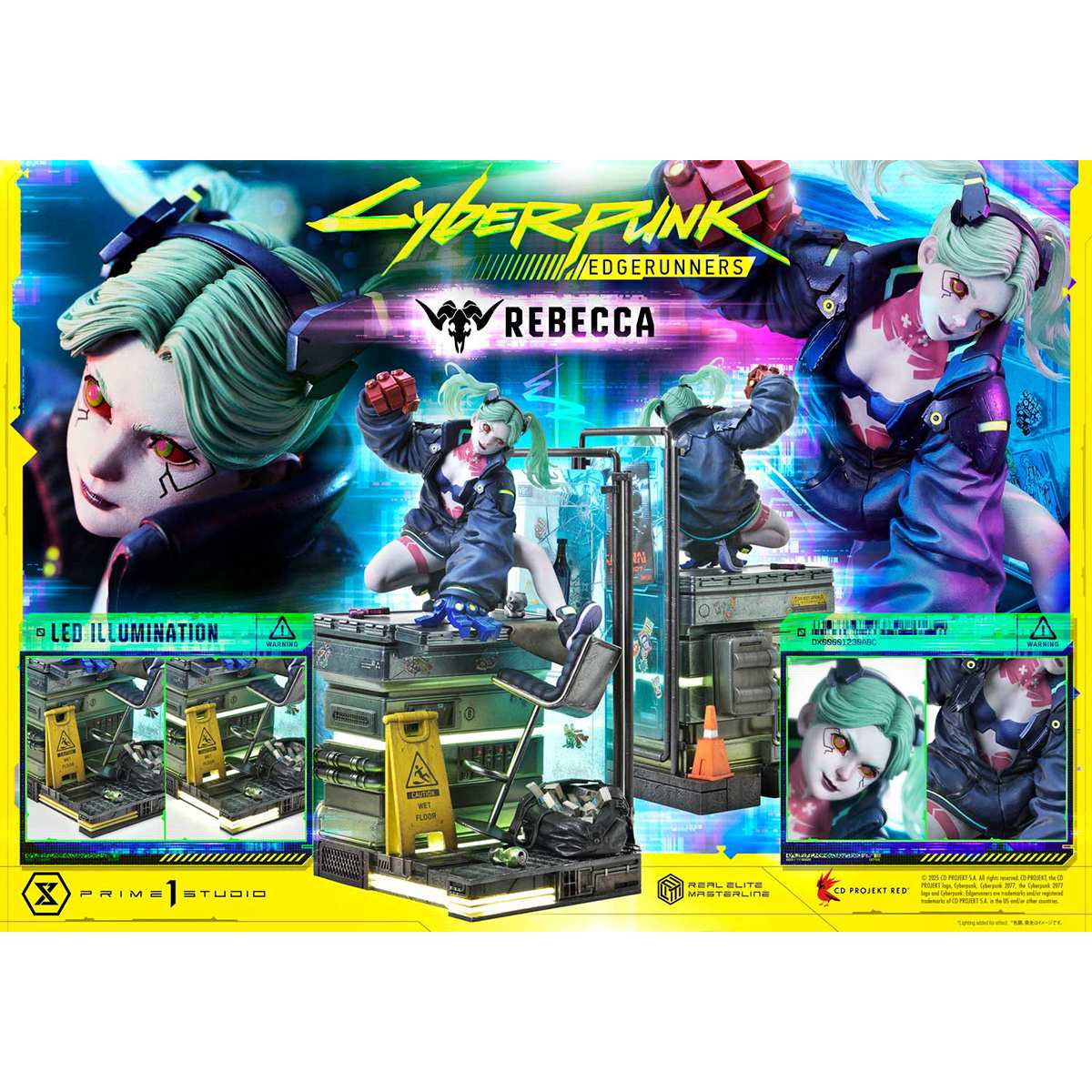 リアルエリートマスターライン サイバーパンク：エッジランナーズ レベッカ 1/4 完成品フィギュア 『サイバーパンク2077』 《送料無料》 ＜銀行振込・前入金のみ＞