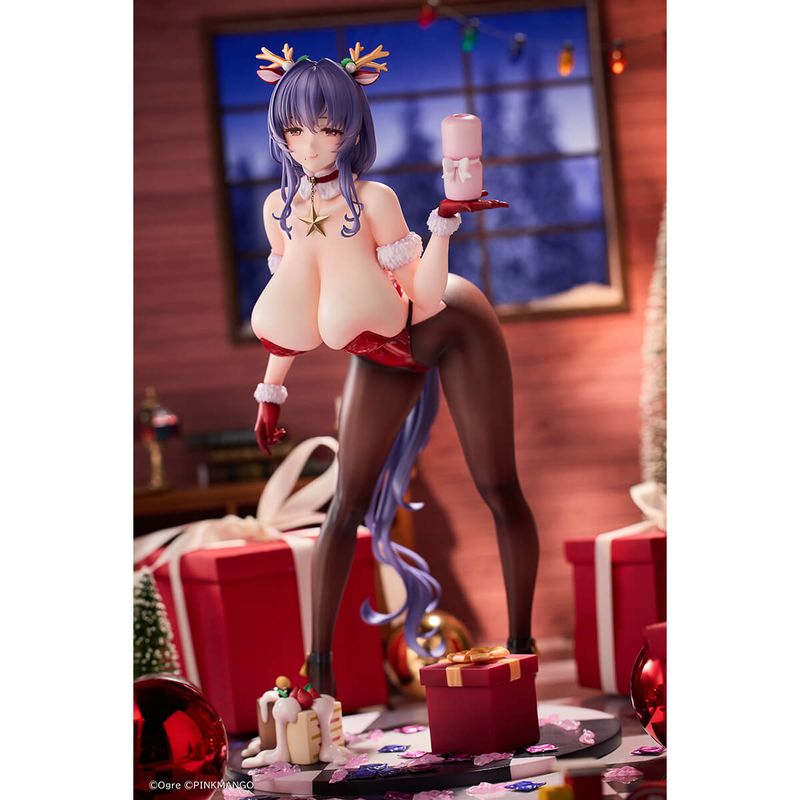 サキュバスホームステイ 咲舞 紫織 クリスマスコスチューム 通常 Ver. 特典付き限定版 1/6 完成品フィギュア 《送料無料》の商品画像