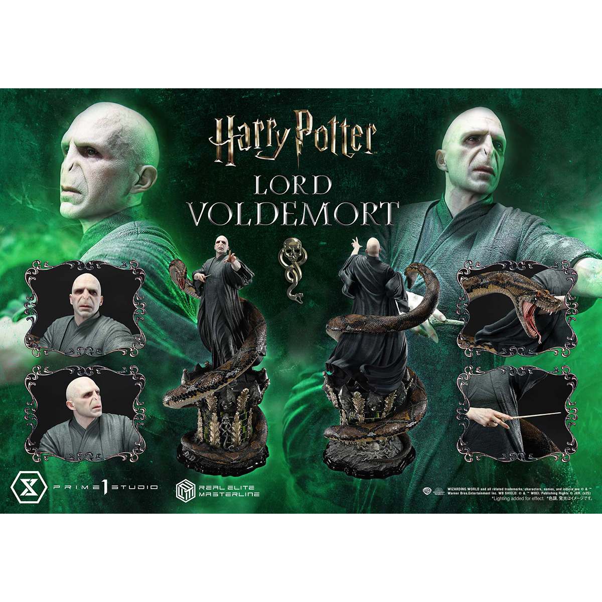 リアルエリートマスターライン ハリー・ポッター ヴォルデモート卿 1/4 完成品フィギュア 『ハリー・ポッターシリーズ』 《送料無料》 ＜銀行振込・前入金のみ＞