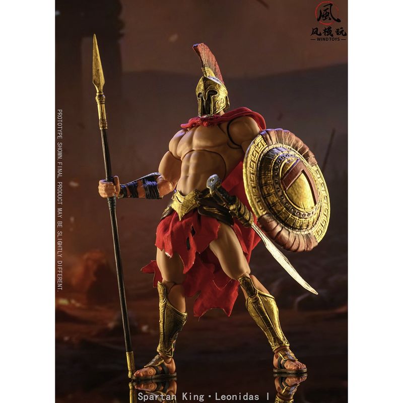 Spartan King Leonidas I(スパルタンキング レオニダス) 1/12スケール 可動フィギュア スタンダード版 《送料無料》の商品画像