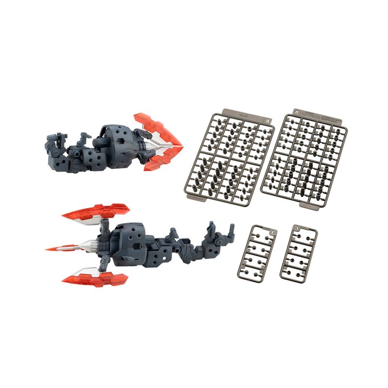 M.S.G モデリングサポートグッズ ヘヴィウェポンユニット65 デュアルスパイラルクラッシャーセットの商品画像