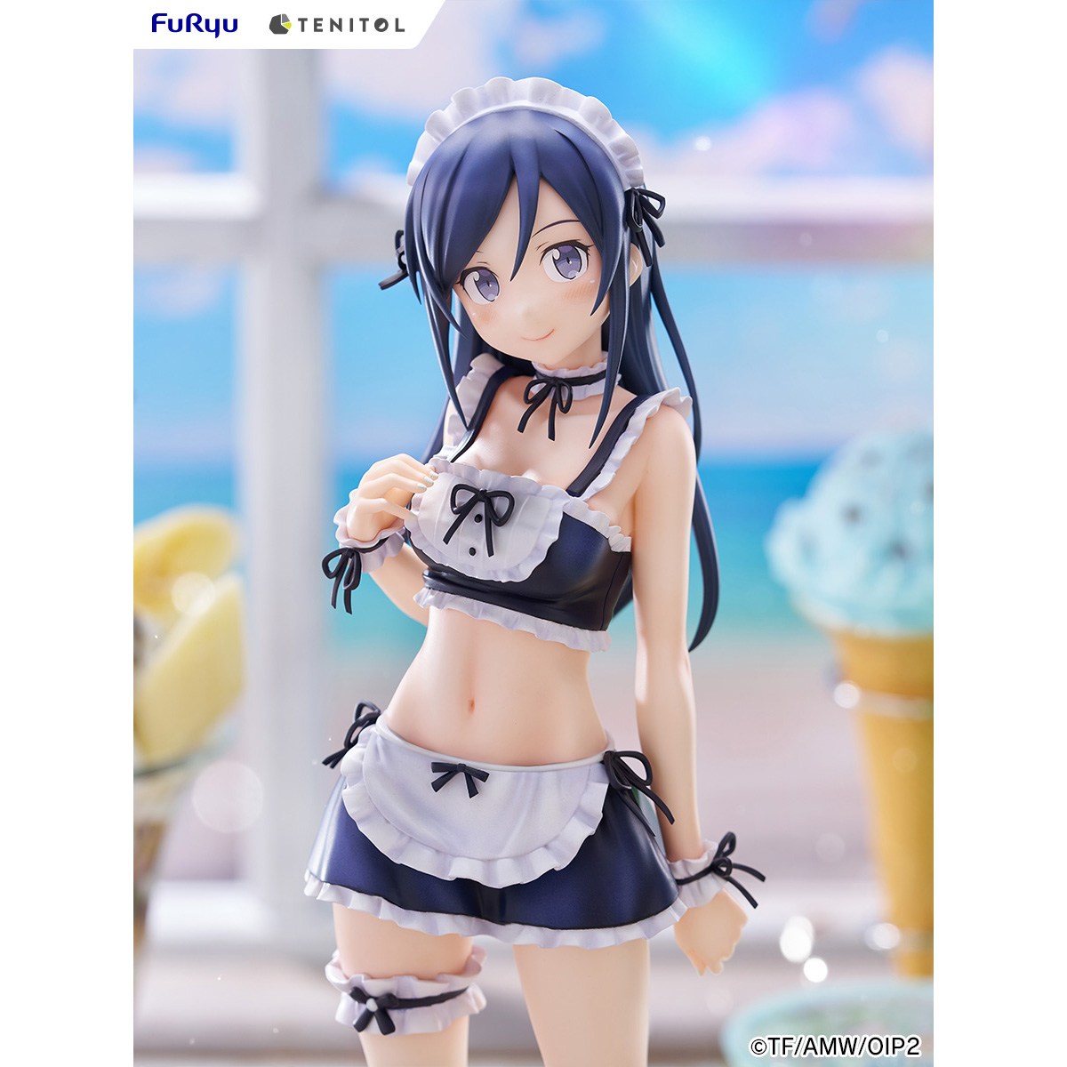 TENITOL TALL 新垣あやせ 水着メイドver. 完成品フィギュア 『俺の妹がこんなに可愛いわけがない』 《送料無料》