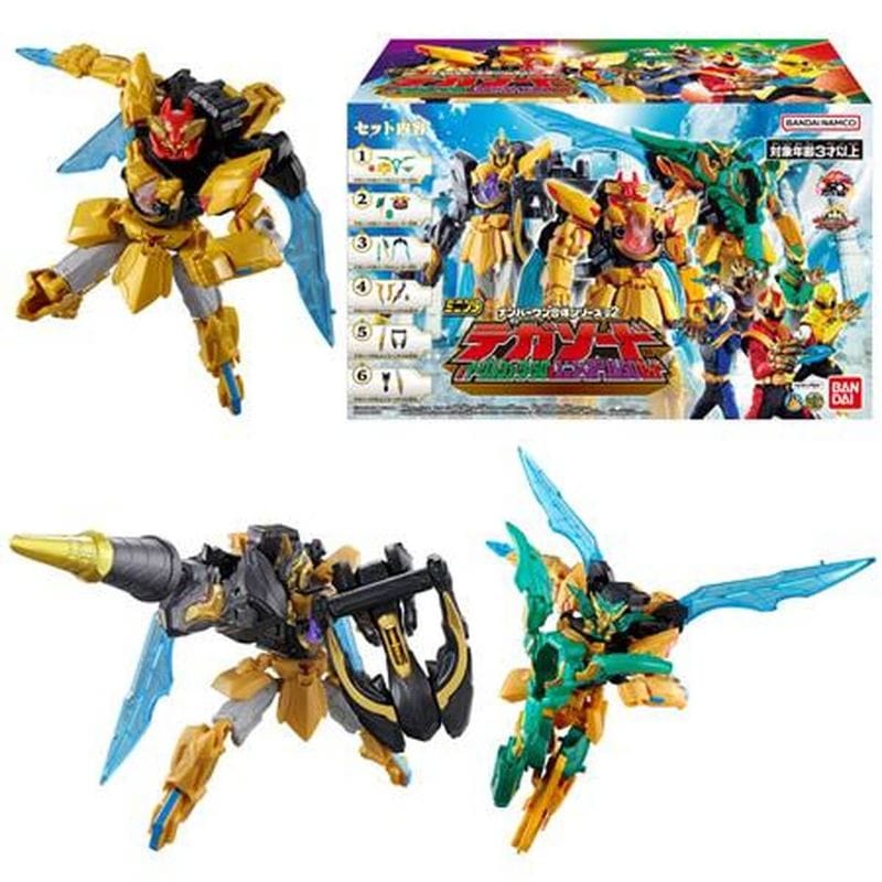 ミニプラ ナンバーワン合体シリーズ02 テガソード＆イーグルシューター50＆ユニコーンドリル50 セット 『ナンバーワン戦隊ゴジュウジャー』の商品画像