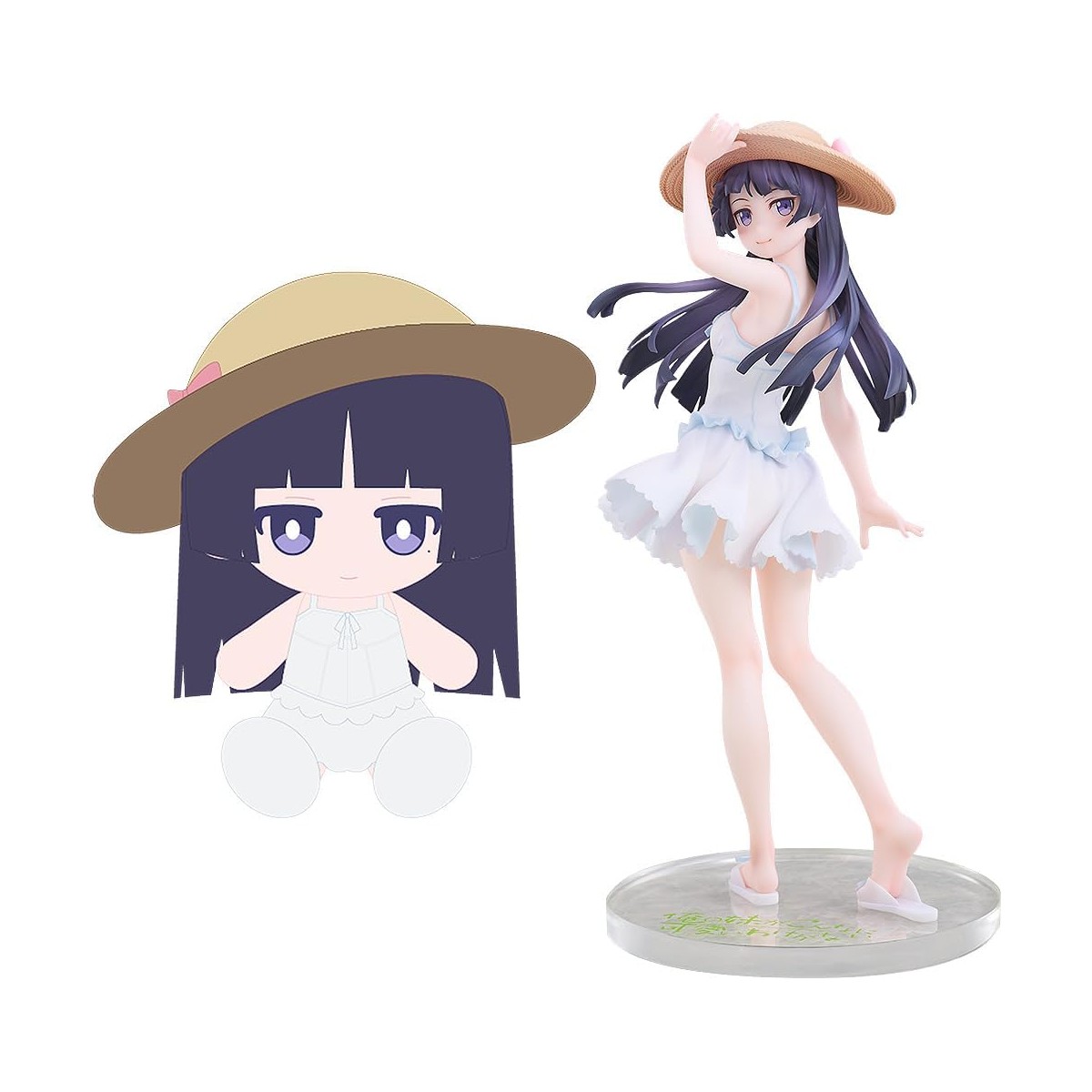 俺の妹がこんなに可愛いわけがない。 黒猫(五更瑠璃) 白猫Ver. ぬいぐるみ セット 1/6 完成品フィギュア 『俺の妹がこんなに可愛いわけがない』 《送料無料》