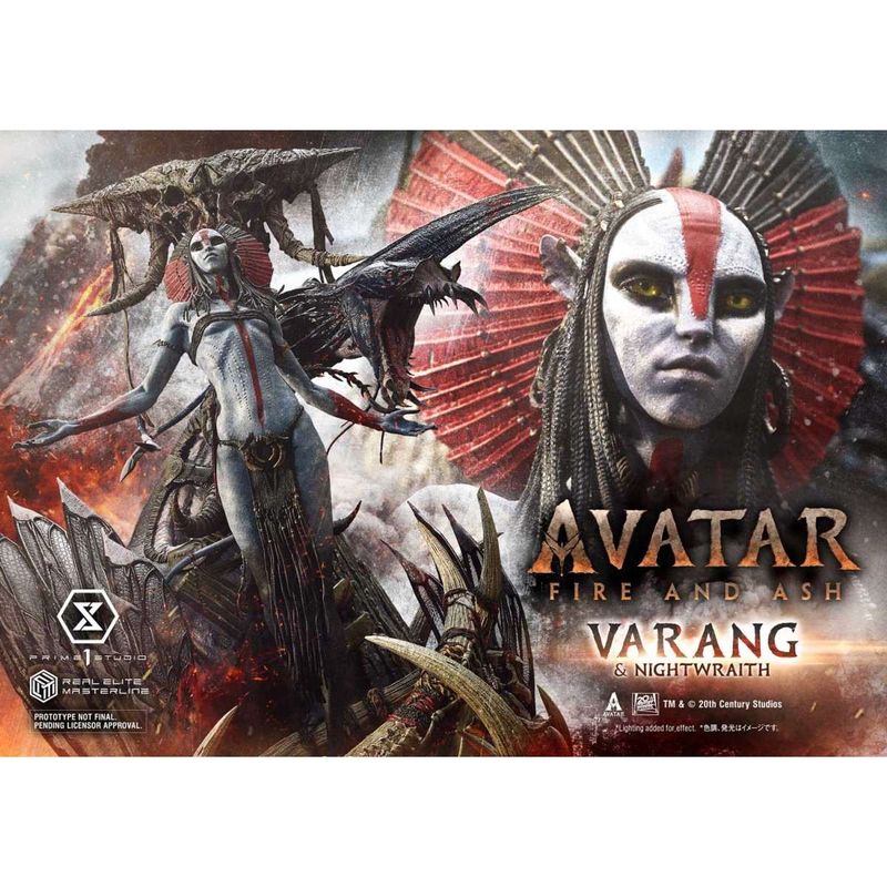 リアルエリートマスターライン ヴァラン&ナイトレイス アバターレガシーコレクション 1/4 完成品フィギュア 『アバター:ファイヤー・アンド・アッシュ』 《送料無料》 ＜銀行振込・前入金のみ＞の商品画像