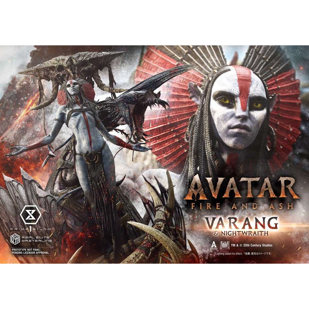 リアルエリートマスターライン ヴァラン&ナイトレイス アバターレガシーコレクション 1/4 完成品フィギュア 『アバター:ファイヤー・アンド・アッシュ』 《送料無料》 ＜銀行振込・前入金のみ＞